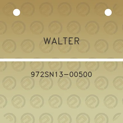 walter-972sn13-00500