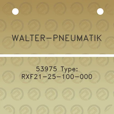 walter-pneumatik-53975-type-rxf21-25-100-000