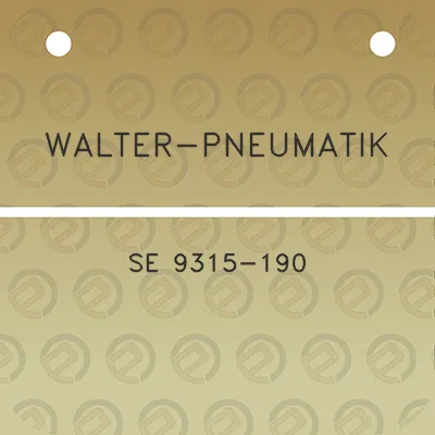 walter-pneumatik-se-9315-190