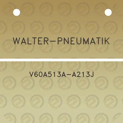 walter-pneumatik-v60a513a-a213j