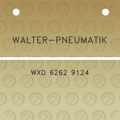 walter-pneumatik-wxd-6262-9124