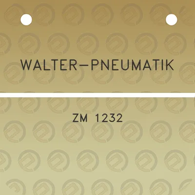 walter-pneumatik-zm-1232