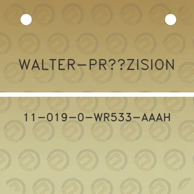 walter-prazision-11-019-0-wr533-aaah