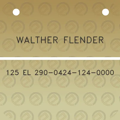 walther-flender-125-el-290-0424-124-0000