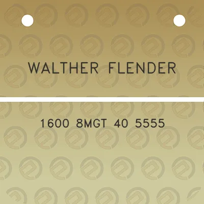 walther-flender-1600-8mgt-40-5555