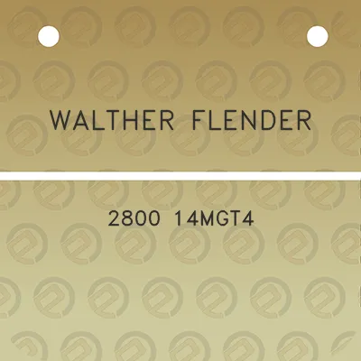 walther-flender-2800-14mgt4