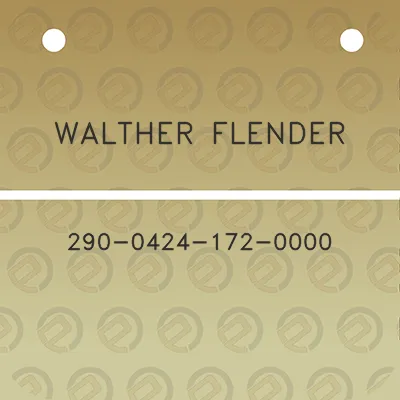 walther-flender-290-0424-172-0000