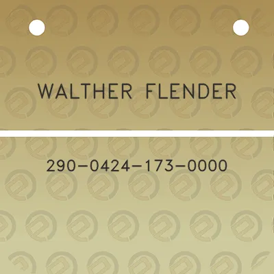 walther-flender-290-0424-173-0000