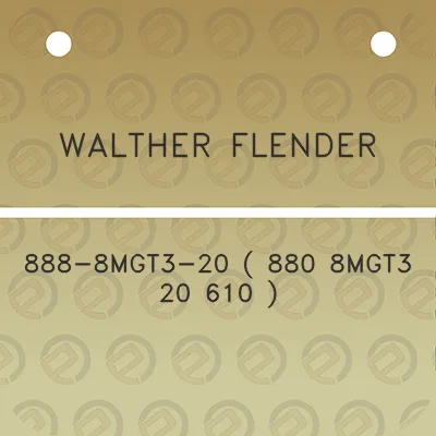 walther-flender-888-8mgt3-20-880-8mgt3-20-610