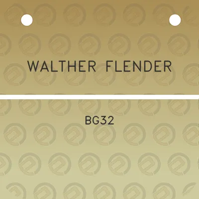 walther-flender-bg32