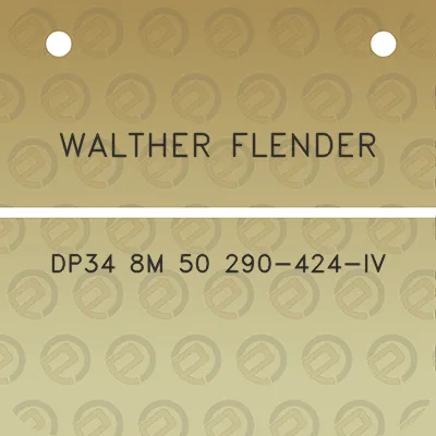 walther-flender-dp34-8m-50-290-424-iv