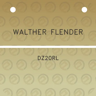 walther-flender-dz20rl