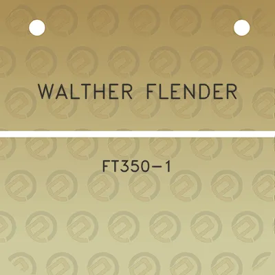 walther-flender-ft350-1