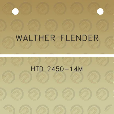 walther-flender-htd-2450-14m