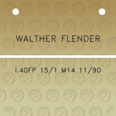 walther-flender-i40fp-151-m14-1190