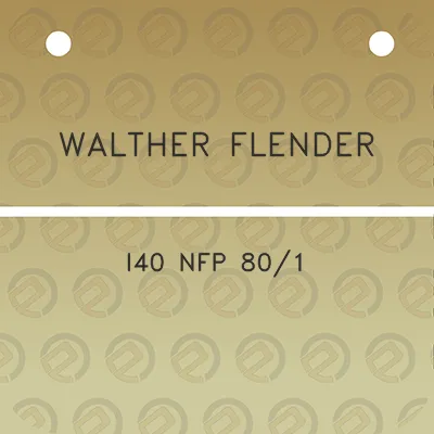 walther-flender-i40-nfp-801