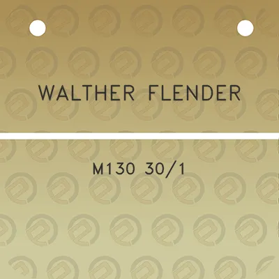 walther-flender-m130-301