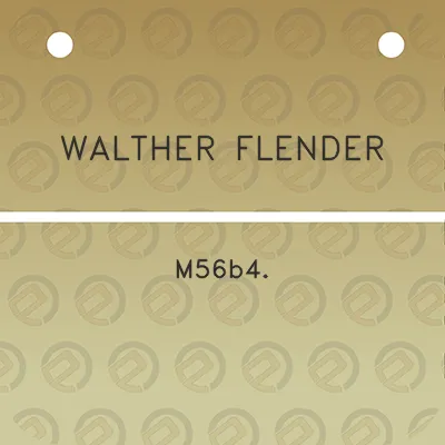 walther-flender-m56b4