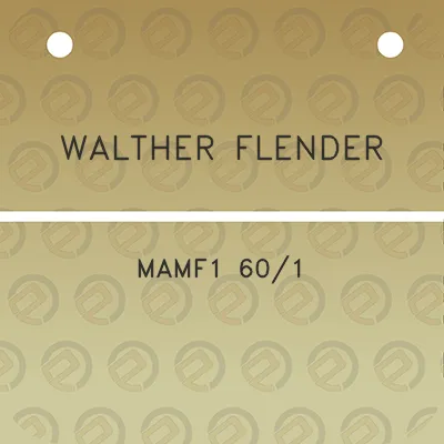 walther-flender-mamf1-601