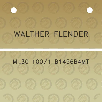 walther-flender-mi30-1001-b1456b4mt