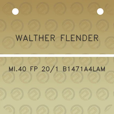 walther-flender-mi40-fp-201-b1471a4lam