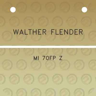 walther-flender-mi-70fp-z