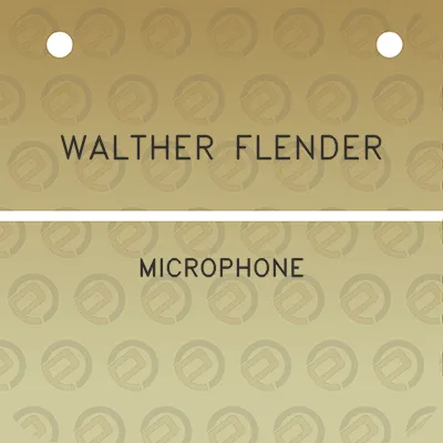 walther-flender-microphone