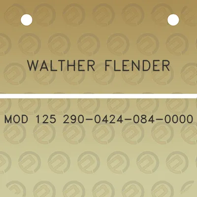 walther-flender-mod-125-290-0424-084-0000