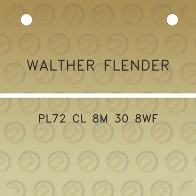 walther-flender-pl72-cl-8m-30-8wf