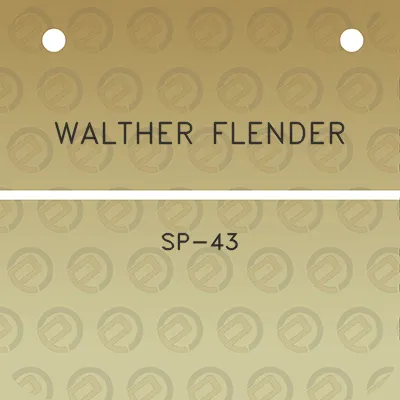 walther-flender-sp-43