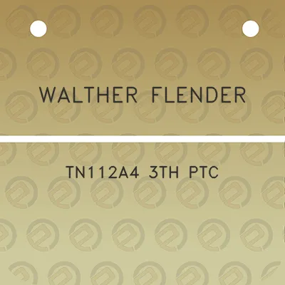 walther-flender-tn112a4-3th-ptc