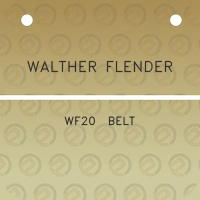 walther-flender-wf20-belt