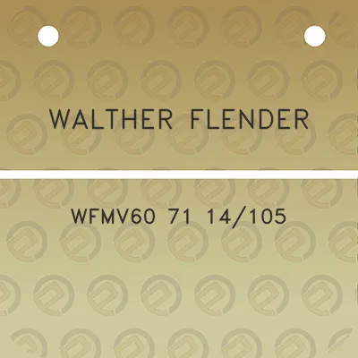 walther-flender-wfmv60-71-14105