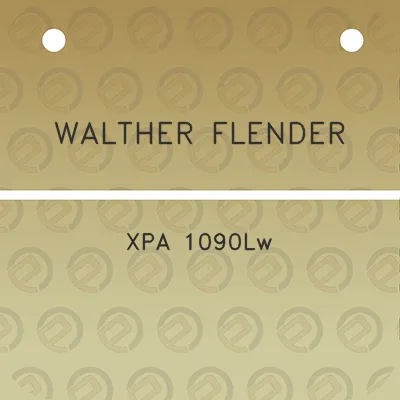 walther-flender-xpa-1090lw