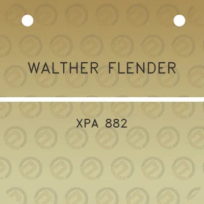 walther-flender-xpa-882