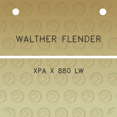 walther-flender-xpa-x-880-lw