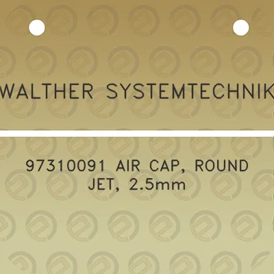 walther-systemtechnik-97310091-air-cap-round-jet-25mm