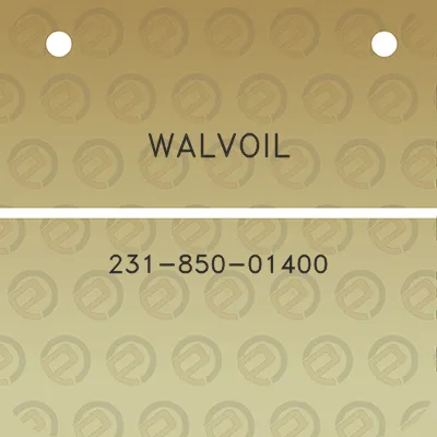 walvoil-231-850-01400