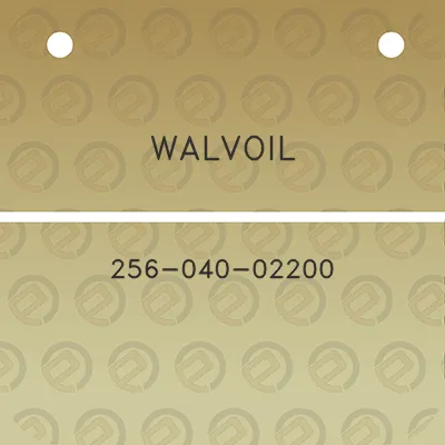 walvoil-256-040-02200