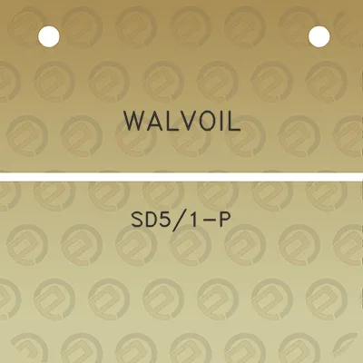 walvoil-sd51-p