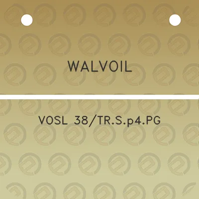 walvoil-vosl-38trsp4pg