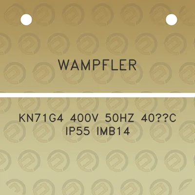 wampfler-kn71g4-400v-50hz-40c-ip55-imb14