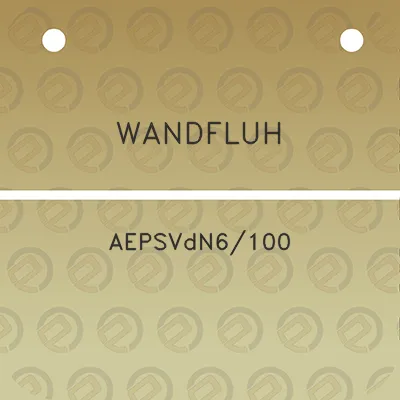 wandfluh-aepsvdn6100