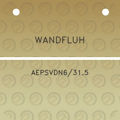 wandfluh-aepsvdn6315