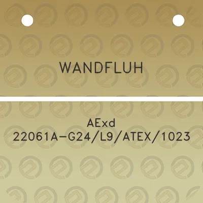 wandfluh-aexd-22061a-g24l9atex1023