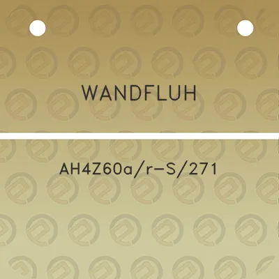 wandfluh-ah4z60ar-s271