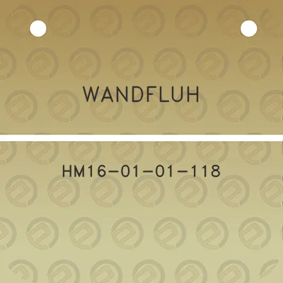 wandfluh-hm16-01-01-118