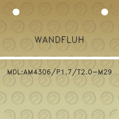 wandfluh-mdlam4306p17t20-m29