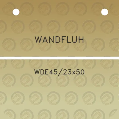 wandfluh-wde4523x50