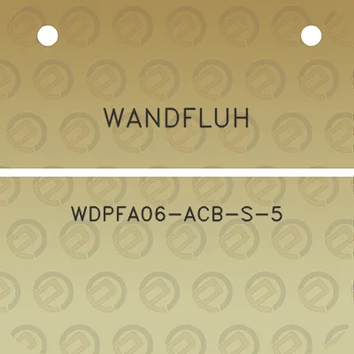 wandfluh-wdpfa06-acb-s-5